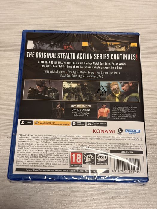 Metal Gear Solid Volume 2 PS5 - SIGILAT