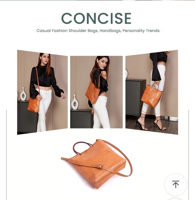 Geanta nouă de piele naturala