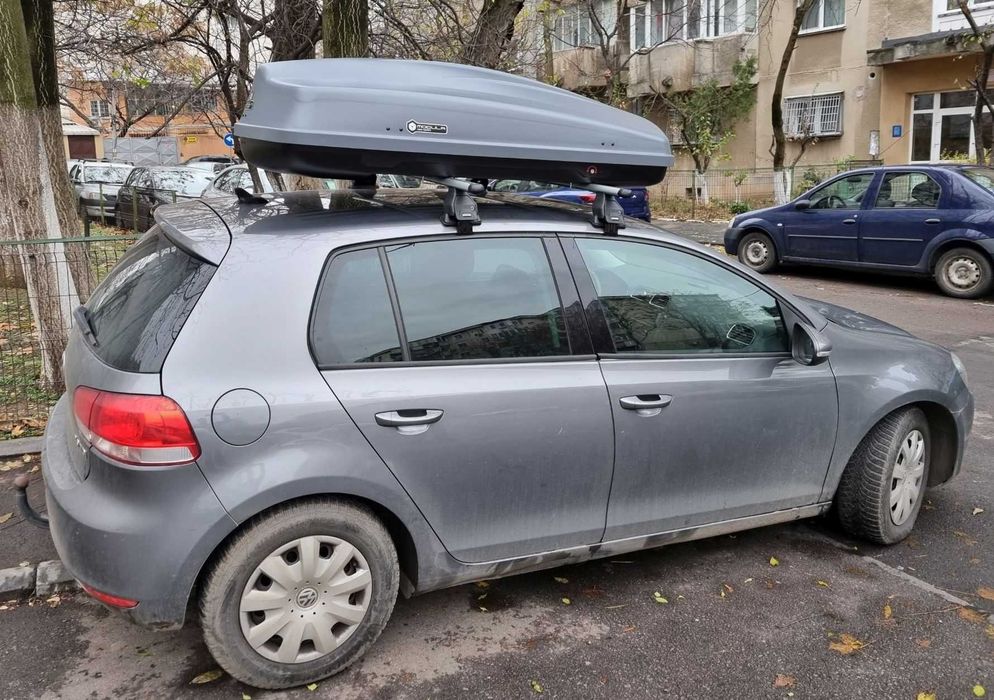 Bare transversale si cutie portbagaj pentru inchiriat