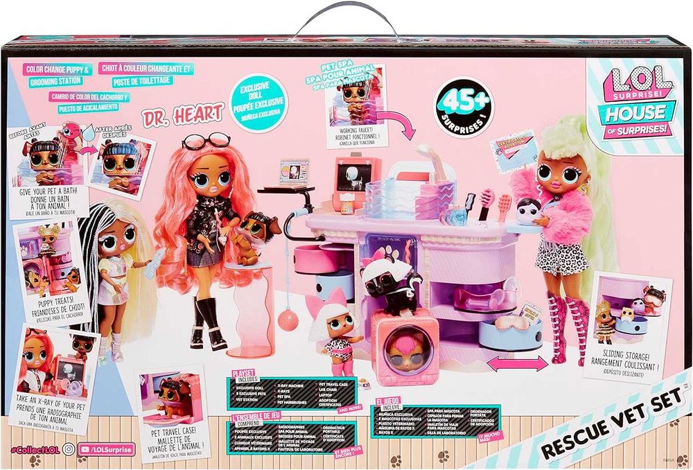 Кукла Лол LOL OMG- Набор ветеринара Dr. Heart кукла+ 45 сюрприз