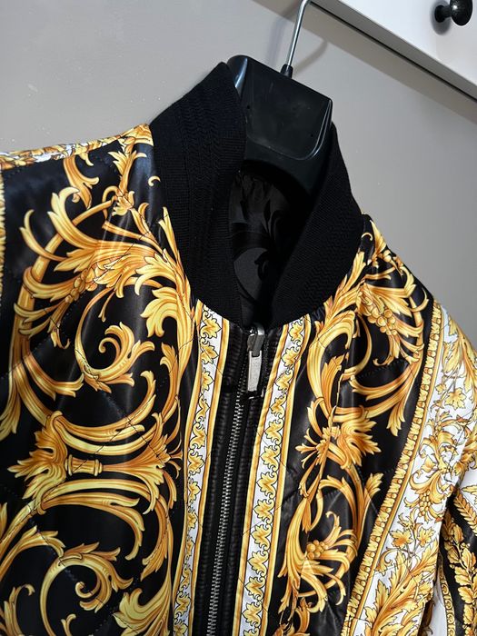 Двулицево мъжко яке Versace Multicolor Reversible Bomber Jacket
