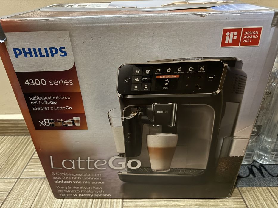 Кафеавтомат Philips EP4343/70 с 2 години гаранция