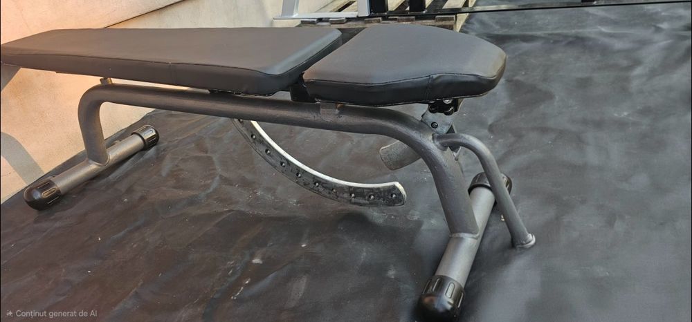 Banca reglabila profesionala, banca multifunctionala fitness bara biceps triceps