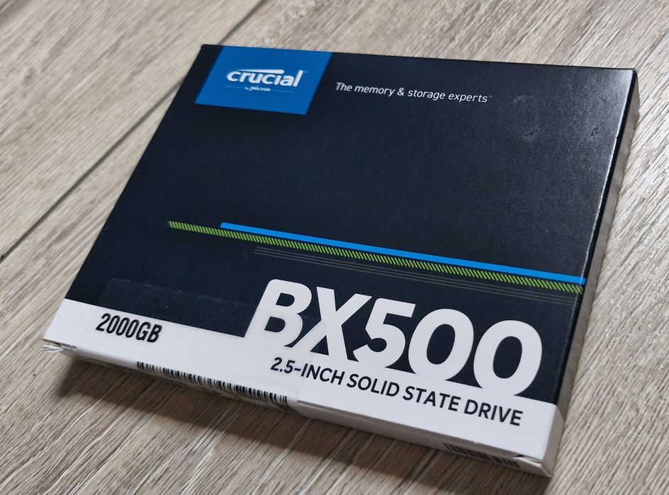 Памет SSD 2TB, Crucial BX500, SATA 6Gb/s