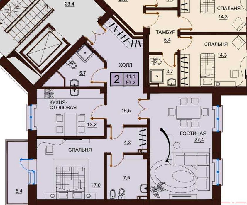 Продается квартира в ГАБУС