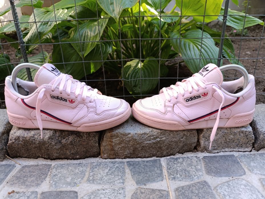Adidas continental 80 clear pink