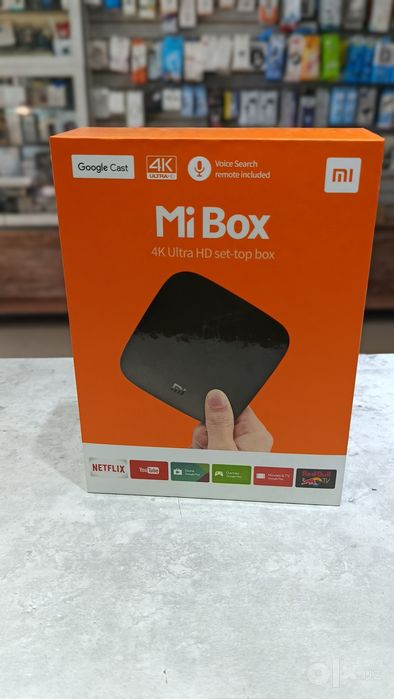 Mi Box 4K (MDZ-16-AB) Смарт ТВ приставка Б/У