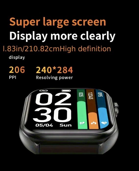 Мъжки смарт часовник LIGE/Ергономичен, спортно/ежедневен -25%Промоция!