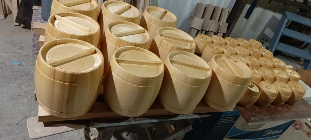 Бочка для мёд  деревянный посуды