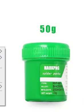 Паста для пайки SMD компонентов HAOXPNG (50 г, в банке)