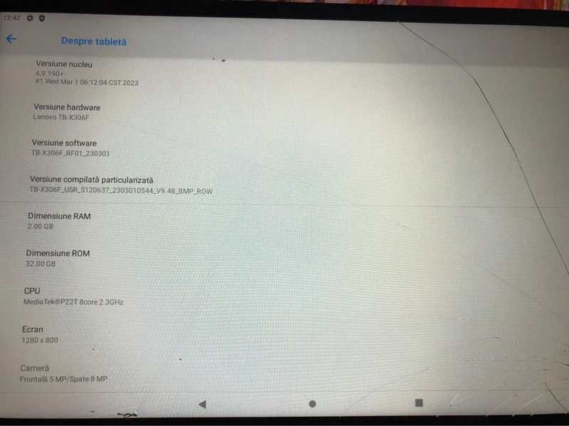 Tabletă Lenovo M10 HD 10.1” – Android – Stare bună