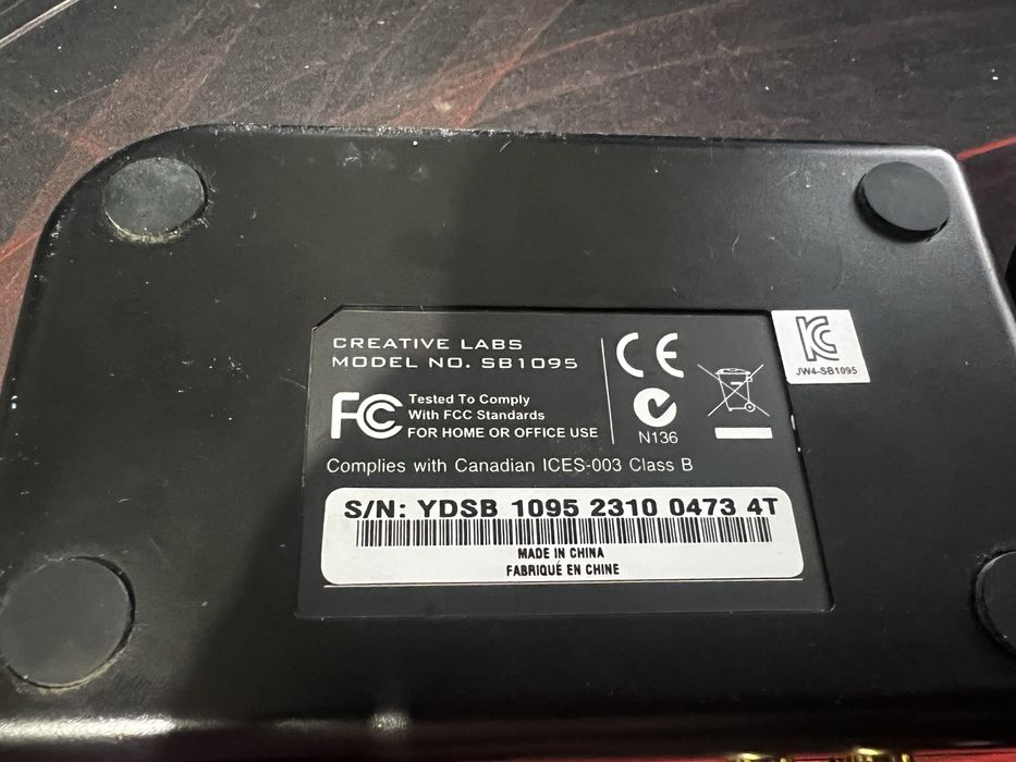 Creative Sound Blaster X-Fi Surround 5.1 Pro placa sunet