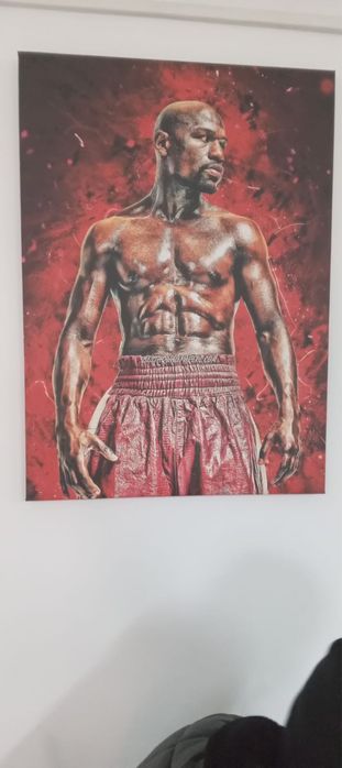 Картины с бойцами и футболистами