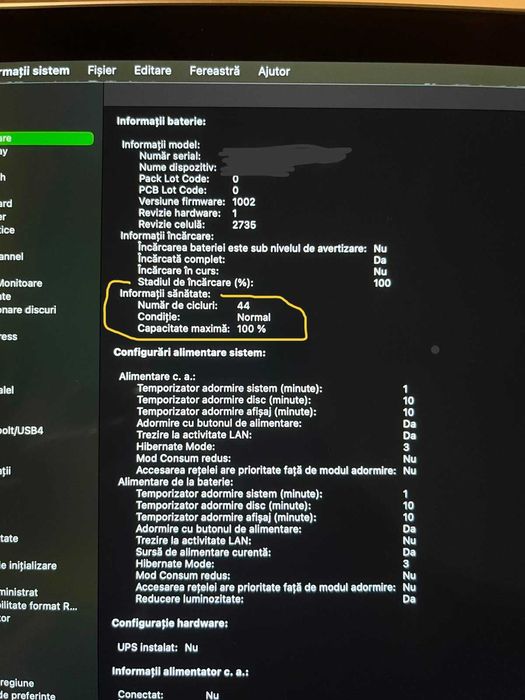 MacBook Air M1 13" (Apple Silicon), 8GB RAM, 256GB SSD - Ca NOU (Sub 100 utilizări), Cutie Completă