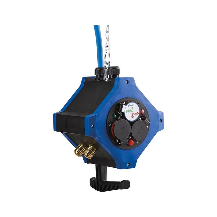 Комбинированный блок питания HEDI с 6 контактами заземления + 2 розетк