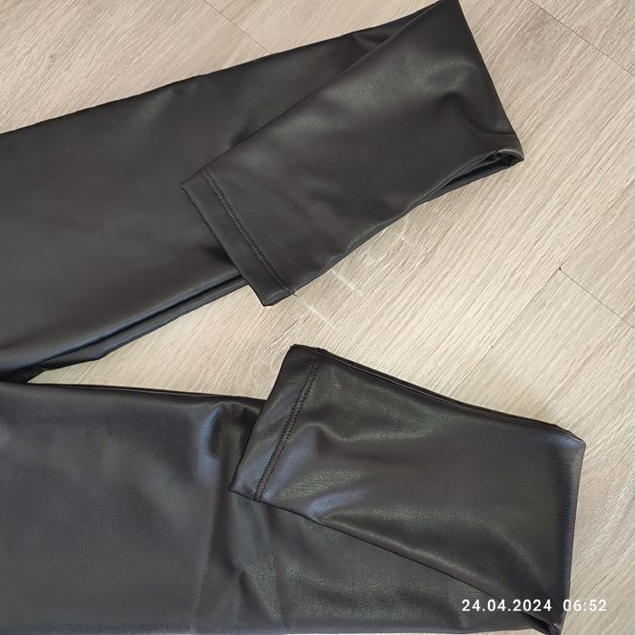 Леггинсы кожаные на девочку р38