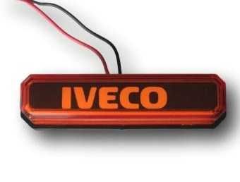 Габарити Лед Неон Iveco Ивеко червен,оранжев,бял лого 12/24V