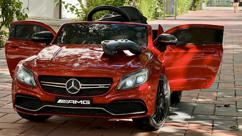 Masinuta Electrica Telecomanda Copii Mercedes 2 baterii 12V 2 Motoare