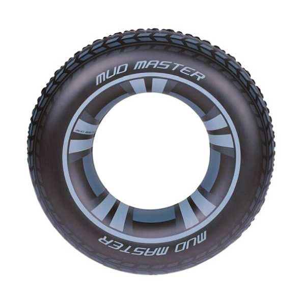 Colac gonflabil de inot 91 cm baie plaja anvelopa Bestway negru