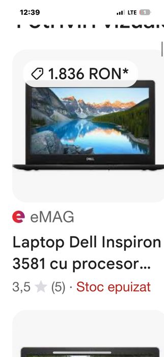 Vand laptop dell nu are nicio problema are tot facut la el
