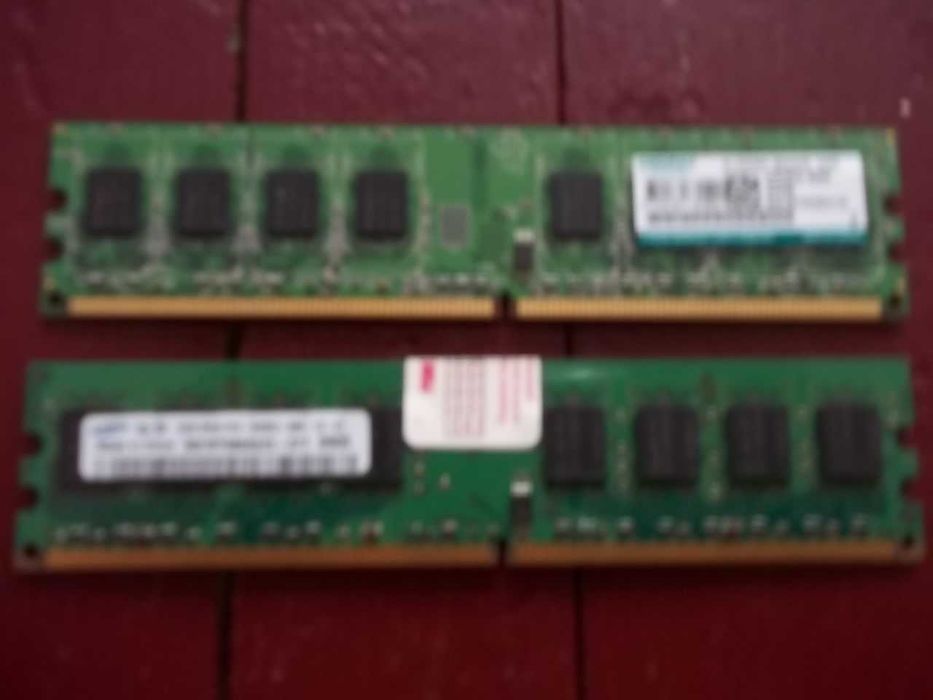 set mem. ram 2xddr2 2gb +6buc 1gb/512mb pt desktop