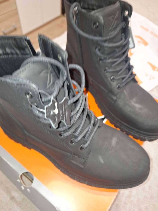 Нови мъжки зимни обувки, естественна кожа  43 номер, KINETIX