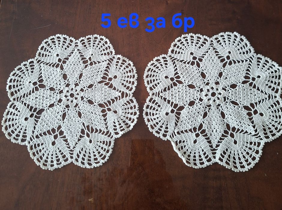 Нови плетени якички. Ръкавици