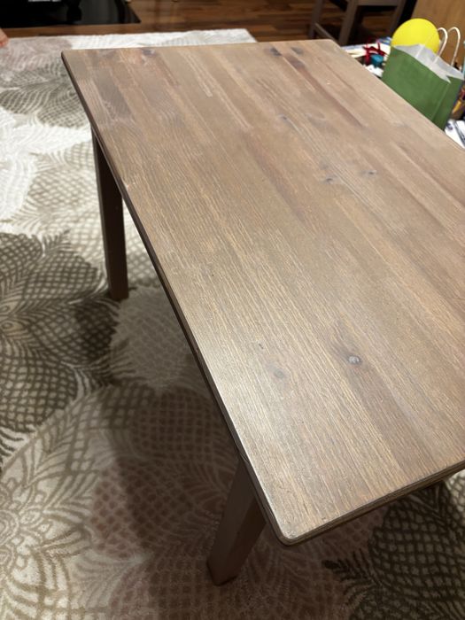 vand masă din lemn 76x50 cm – ideală copii / spații mici / birou