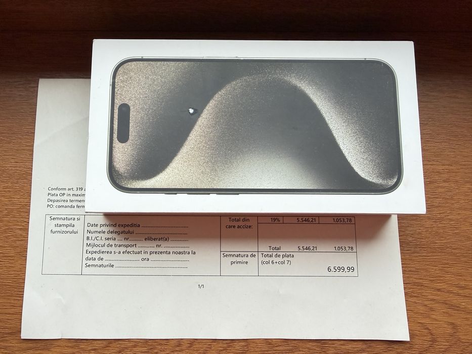 Iphone 15 pro Natural Titanium 256 GB