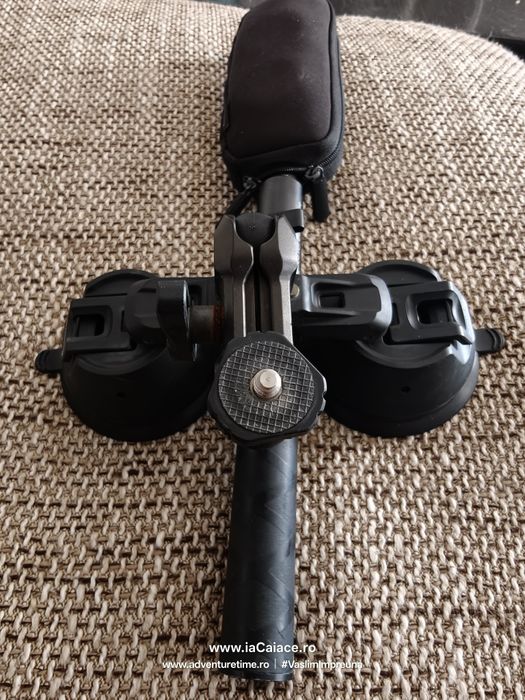 Insta360 x4 și ventuza dubla