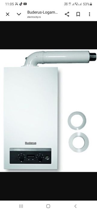 Vând Centrala termica conventionala Buderus Logamax U042 24kw