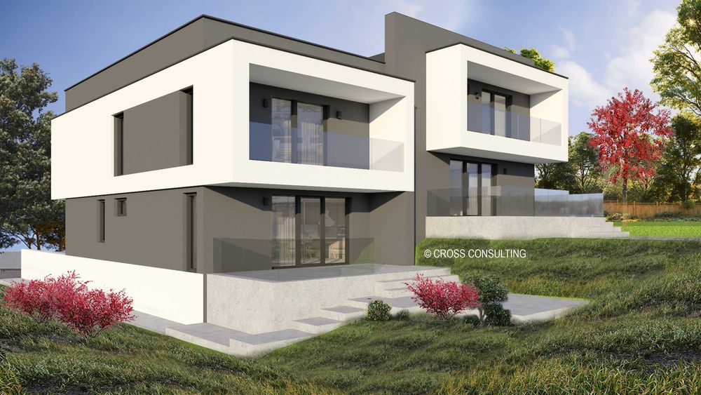 Casa noua cu 2 garaje in Dezmir 185mp utili