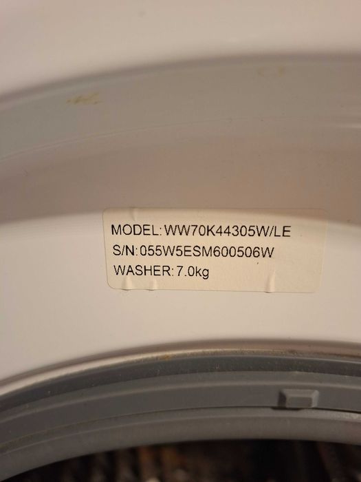 Пералня Samsung АddWash™, 7 kg WW70K44305W/LE
