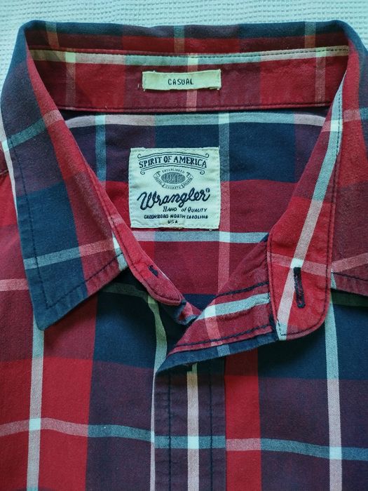 L. Wrangler. Cămașă carouri