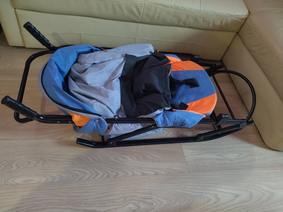 Санки-коляска, складываются