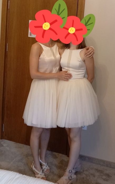 Къса официална дамска рокля