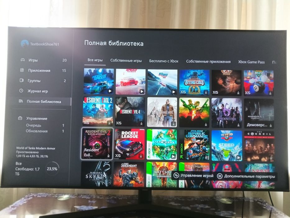 Xbox series s два геймпада и игры