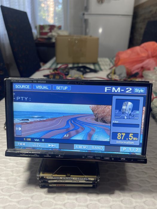 Dvd auto 2 din alpine iwa 505
