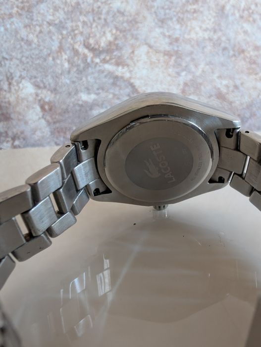 Ceas Lacoste dama argintiu