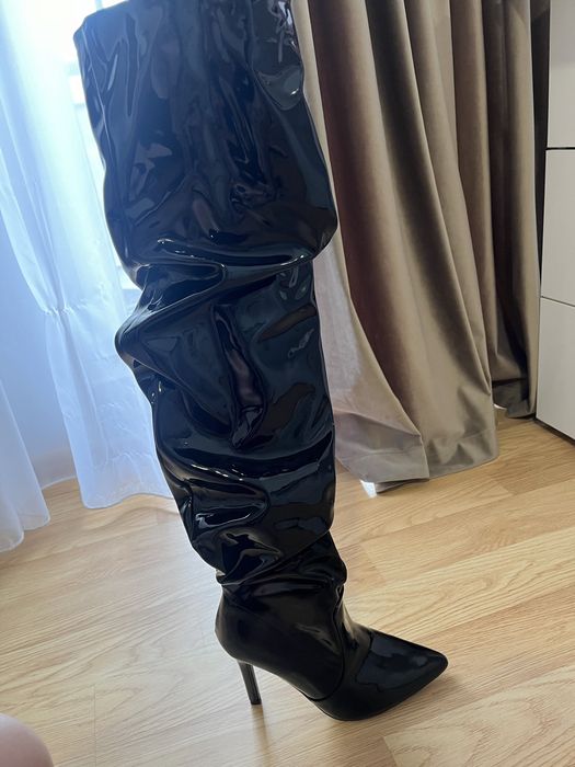 cizme lungi, nepurtate