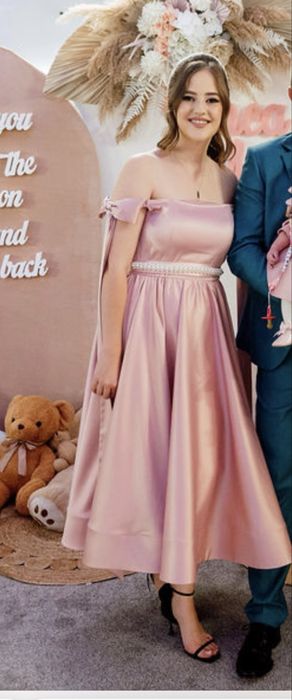 Rochie roz pudra
