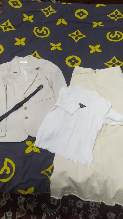 Troyka jinsi yubka amirikanka kastyum