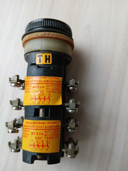 Бутон превключвател ВТ - 334