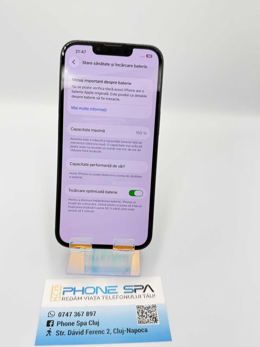iPhone 13 128GB 100%Din magazin,cu garantie!