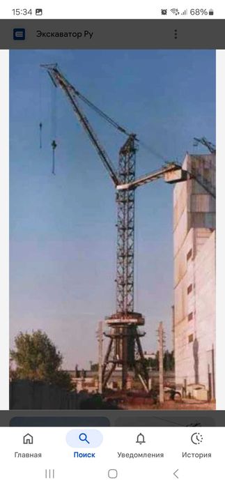 БК-1000 Рельсовый башенный кран