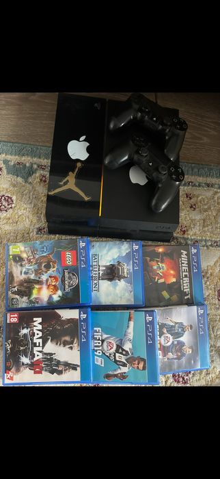 Consola ps4+2 controler+jocuri