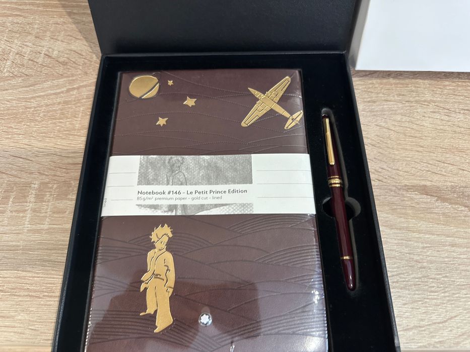 set montblanc agenta si stilou