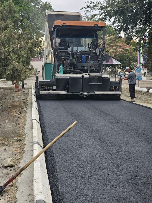 асфальт хизмати ва каток хизмати