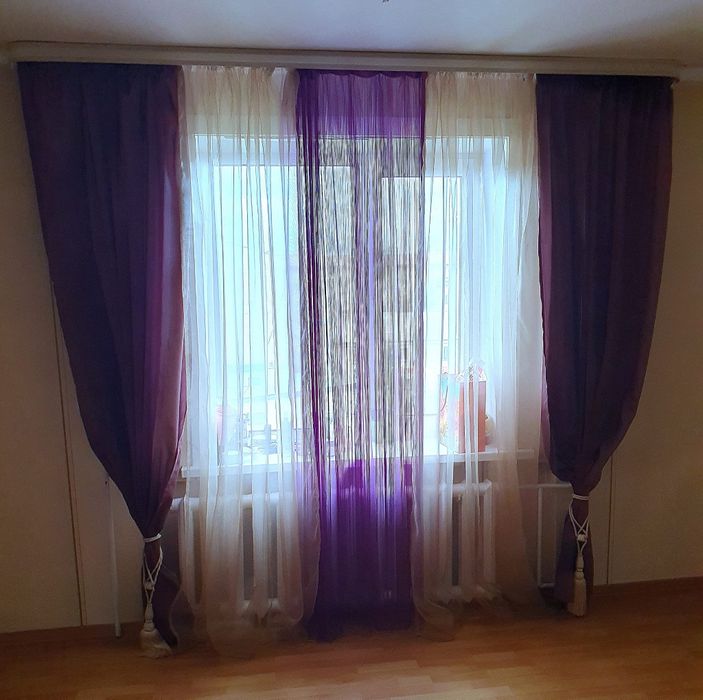 Продам шторы с тюлью