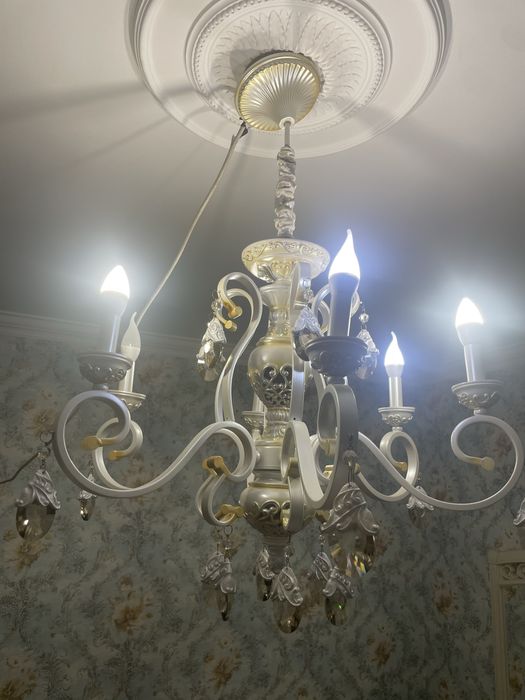 Люстры бу хорошее состояние.  Тяжелые